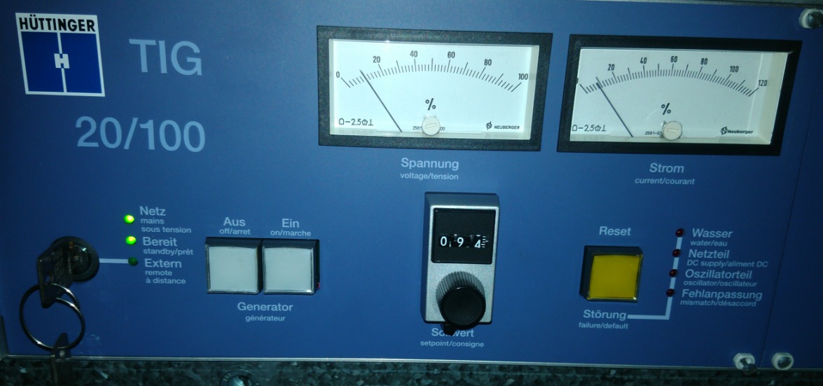 First tests of slow heating up