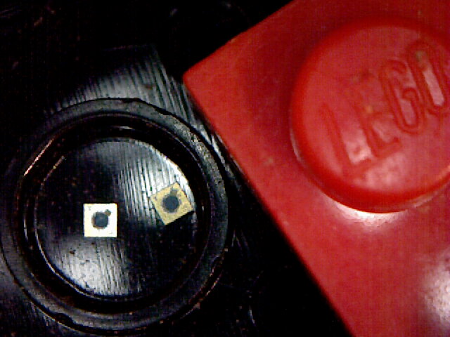 MWIR detector chips in small LEGO enclosure